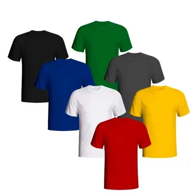 Camisetas, várias cores