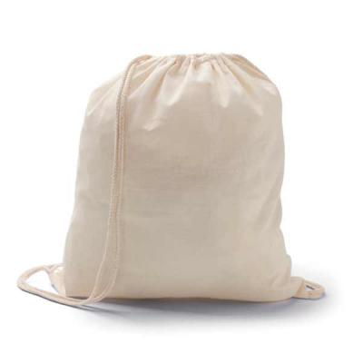 Mexerica Brindes - Sacola tipo mochila em algodão. Dimensões: 370 x 410 mm