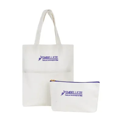 Bolsa Embelleze 28 em material natural em linhão