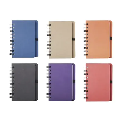 Caderneta em Kraft com Porta-caneta - cores