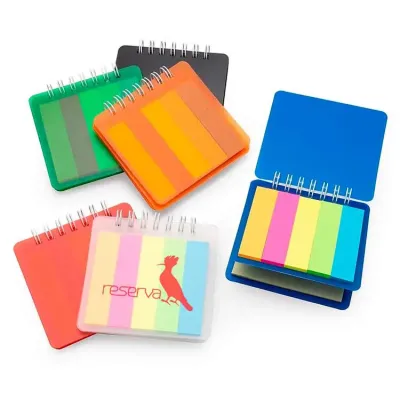 Bloco de Anotações plástico em várias cores 