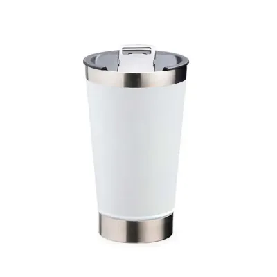 Copo Térmico branco 500ml com Abridor