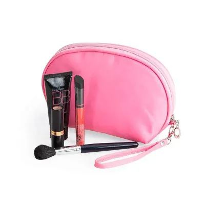 Necessaire Nylon Impermeável rosa