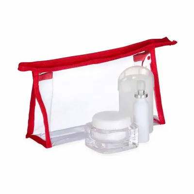 Necessaire Plástica vermelha