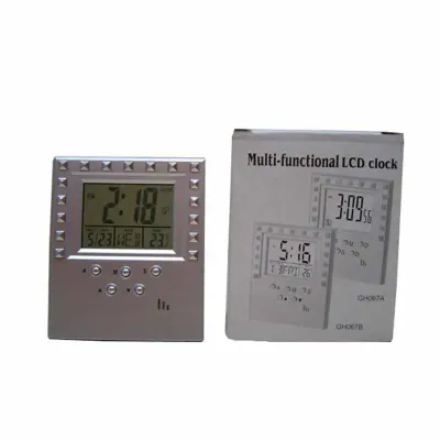 Relógio com multifunção de plástico personalizado 