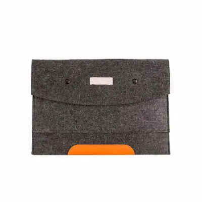 Pasta Envelope com forro e uma divisória.