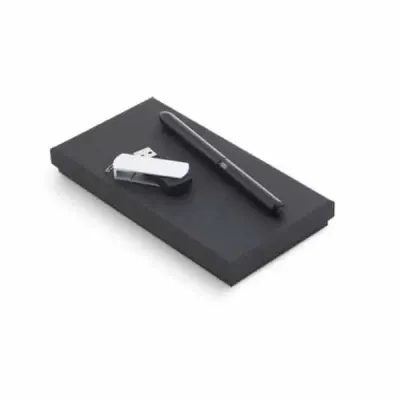 Conjunto esferográfica e Pen Drive