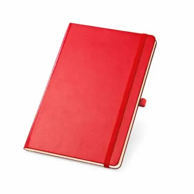 Caderno na cor vermelho
