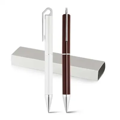 Esferográfica em bronze com mecanismo twist