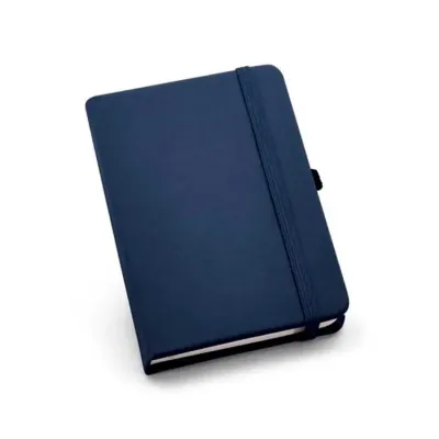 Caderno capa dura personalizado em azul escuro