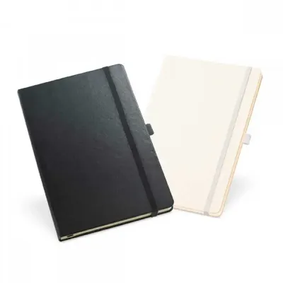 Caderno capa dura na cor preto e branco