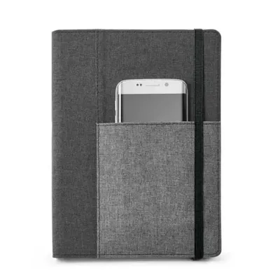 Caderno removível com 80 folhas não pautadas