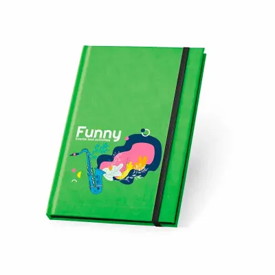 Caderno Personalizado na cor verde