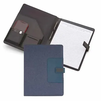 Pasta executiva almofadada personalizada