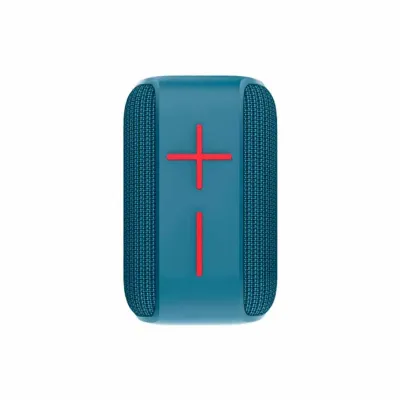 Caixa de som azul resistente à água 