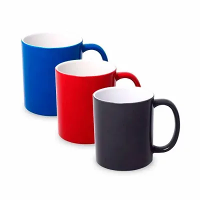 Canetas Mágicas de cerâmica 310ml - com o líquido quente o logo aparece