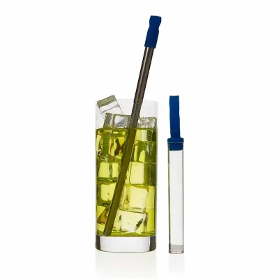 Canudo inclui escova de limpeza