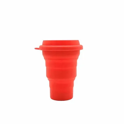 Copo reutilizável personalizado laranja