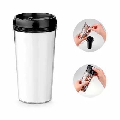 Copo de viagem capacidade 520 ml