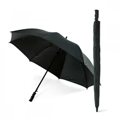Guarda-chuva personalizado preto de golfe