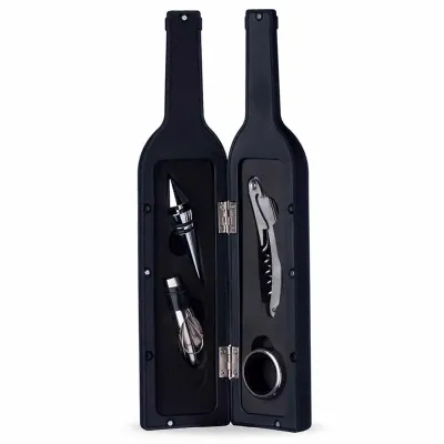 Kit Vinho Garrafa 4 peças Personalizado
