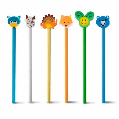 Lápis borracha personalizado