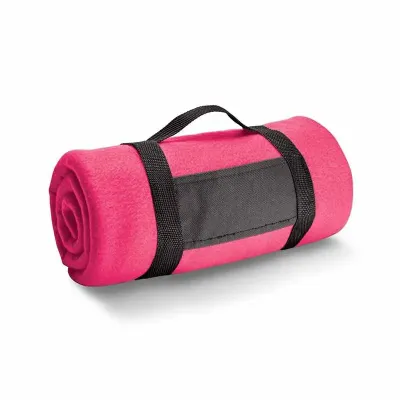 Manta personalizada na cor vermelho 