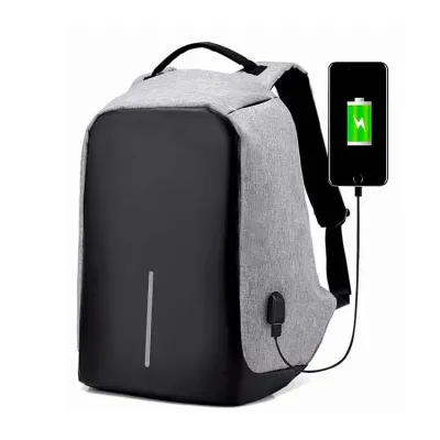 Mochila para notebook, antifurto com zíper protegido
