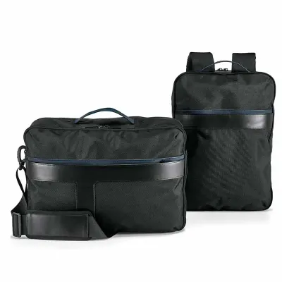 Mochila personalizada que se distingue pela sua versatilidade e dualidade