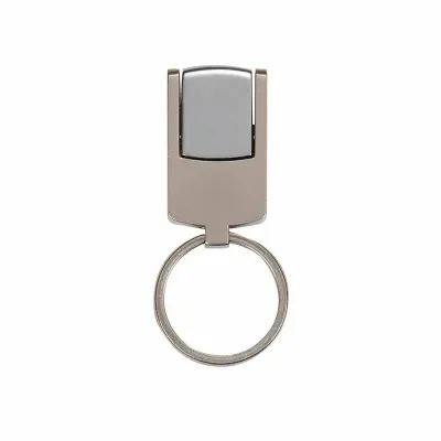 Mini pen drive chaveiro 4GB prata fosco