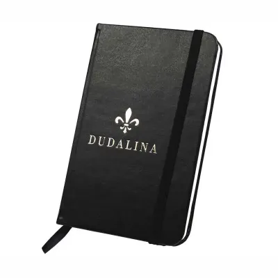 Caderneta de bolso na cor preto