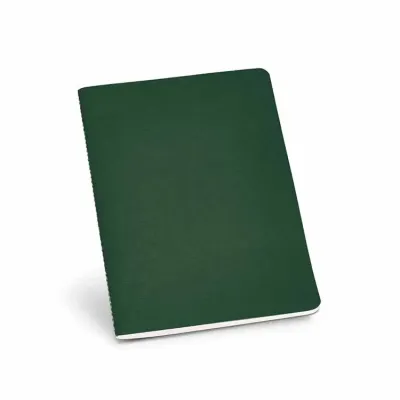 Caderno A5 com 40 folhas pautadas - verde