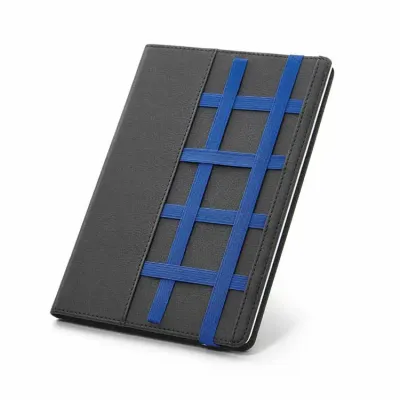 Caderno A5 em sintético capa dura 93712 azul