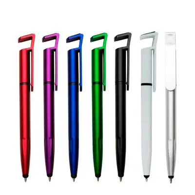 Caneta Plástica Touch com Suporte 00708