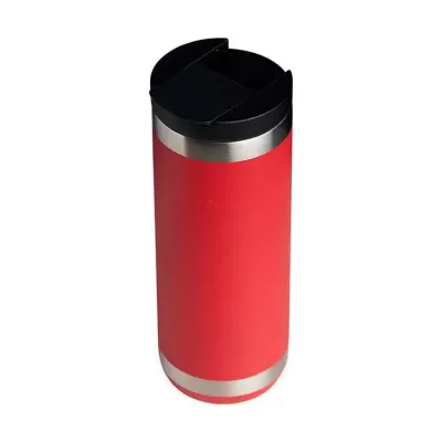 Copo térmico vermelho com tampa 