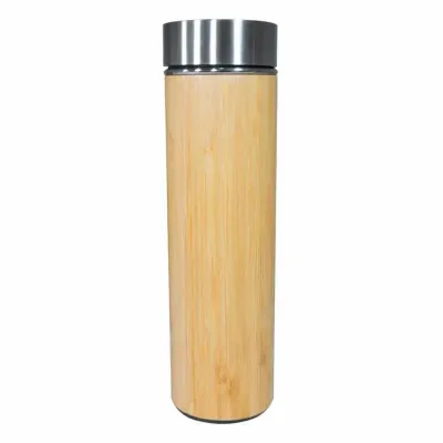 Garrafa Bambu Parede Dupla 500 ml