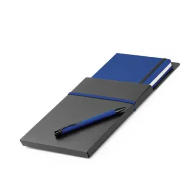 Kit de caderno e caneta esferográfica