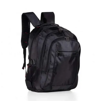 Mochila de Nylon promocional preta 