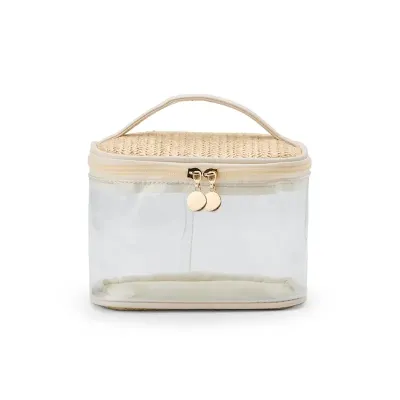 Necessaire em PVC e Palha