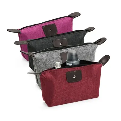 Nécessaire Poliéster PVC - opções de cores