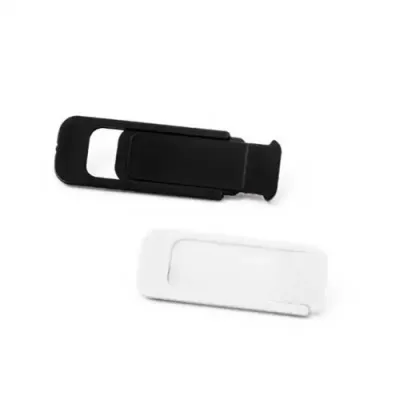 Protetor para webcam na cor preto e branco
