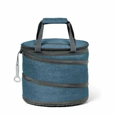 Sacola térmica flexível com zíper duplo