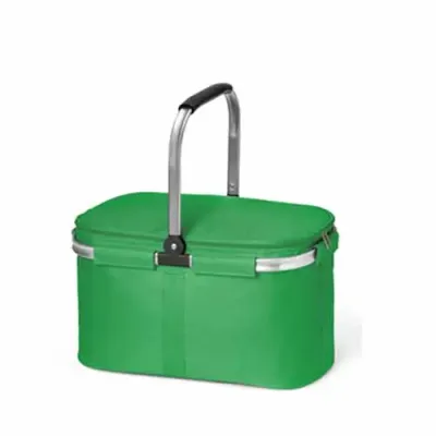 Sacola térmica flexível com zíper duplo e interior forrado