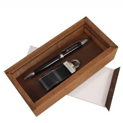 Kit Escritório com caneta, Pen Drive e caixa