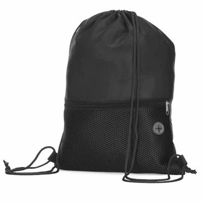 Saco mochila personalizado na cor preta