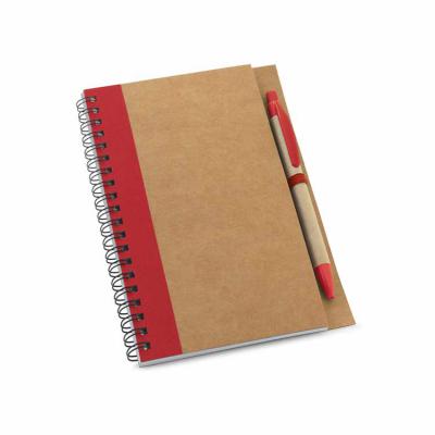 Kit Bloco de anotações ecológico personalizado com caneta