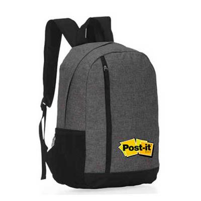 Mochila personalizada em nylon linho com detalhes em nylon 600