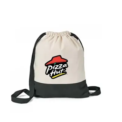 Mochila saco de algodão - Pizza Hut