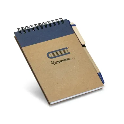Caderno de bolso azul