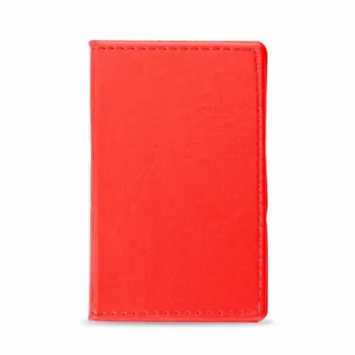 Bloco de anotações com sticky notes - vermelho